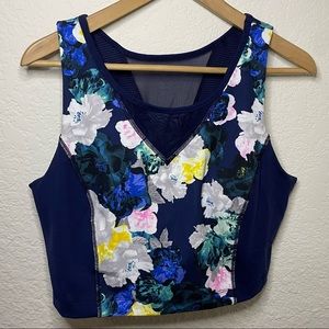 Old Navy Active Go Dry Floral Sports Bra sz Xl